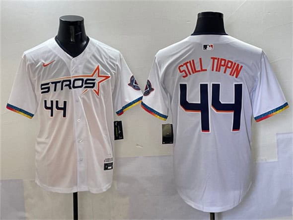 Houston Astros #44 Still Tippin White 2025 City Connect Limited Stitched Jersey