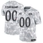 Los Angeles Rams Custom 2024 F.U.S.E. Arctic Camo Salute To Service Limited Stitched Jersey