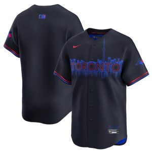 Toronto Blue Jays Blank Black 2024 City Connect Limited Stitched Jersey