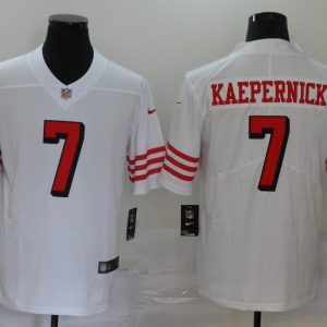 San Francisco 49ers #7 Colin Kaepernick New White Vapor Untouchable Limited Stitched Jersey