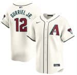 Arizona Diamondbacks #12 Lourdes Gurriel Jr. 2023 24 Cream Cool Base Stitched Jersey