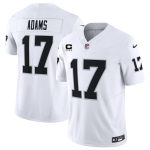Las Vegas Raiders #17 Davante Adams White 2023 F.U.S.E With C Patch Vapor Untouchable Stitched Jersey