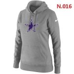 Dallas Cowboys Logo Pullover Hoodie Grey