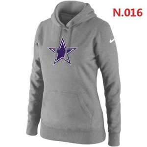 Dallas Cowboys Logo Pullover Hoodie Grey