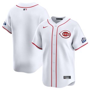 Cincinnati Reds Blank White 2025 Speedway Classic Home Limited Stitched Jersey