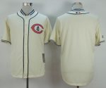 Cubs Blank Cream 1929 Turn Back The Clock Stitched Jersey