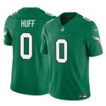 Philadelphia Eagles #0 Bryce Huff Kelly Green 2024 F.U.S.E. Vapor Untouchable Limited Stitched Jersey