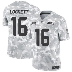 Seattle Seahawks #16 Tyler Lockett Arctic Camo 2024 F.U.S.E. Salute To Service Limited Stitched Jersey