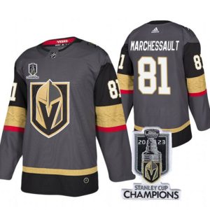 Vegas Golden Knights #81 Jonathan Marchessault Gray 2023 Stanley Cup Champions Stitched Jersey