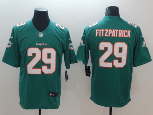 Dolphins #29 Minkah Fitzpatrick Aqua Vapor Untouchable Limited Stitched Jersey
