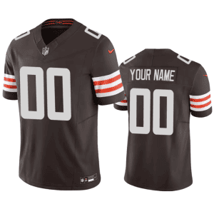 Cleveland Browns Custom Brown 2023 F.U.S.E. Vapor Untouchable Limited Stitched Jersey