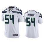 Seahawks #54 Bobby Wagner White Stitched Limited 100th Season Jersey