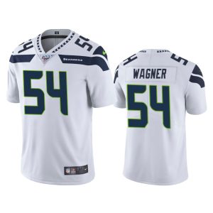 Seahawks #54 Bobby Wagner White Stitched Limited 100th Season Jersey