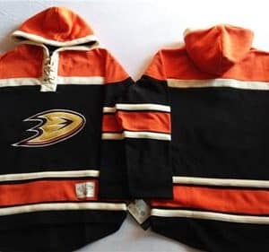 Ducks Blank Black Sawyer Hooded Sweatshirt Stitched Jersey