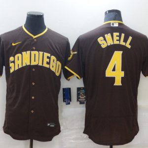 San Diego Padres #4 Blake Snell 2020 Brown Flex Base Stitched Jersey