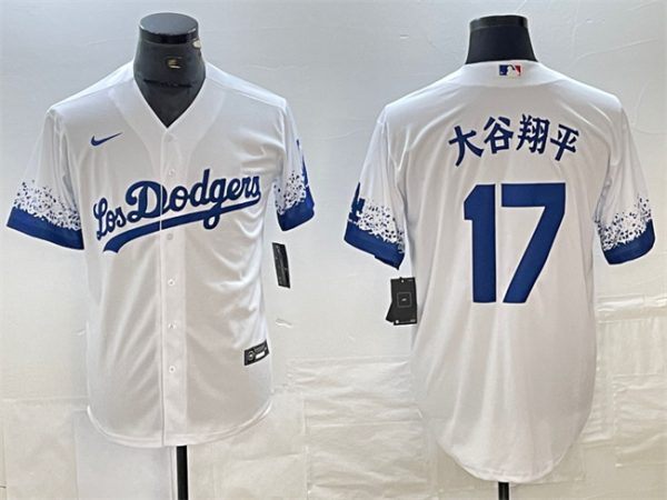 Los Angeles Dodgers #17 ´ó¹ÈÏèÆ½ White City Connect Cool Base Stitched Jersey