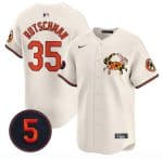 Baltimore Orioles #35 Adley Rutschman Cream With Patch Vapor Premier Limited Stitched Jersey