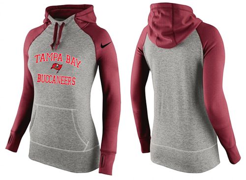 Nike Tampa Bay Buccaneers Performance Hoodie Grey Red_2