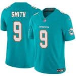 Miami Dolphins #9 Jonnu Smith Aqua 2024 F.U.S.E. Vapor Limited Stitched Jersey