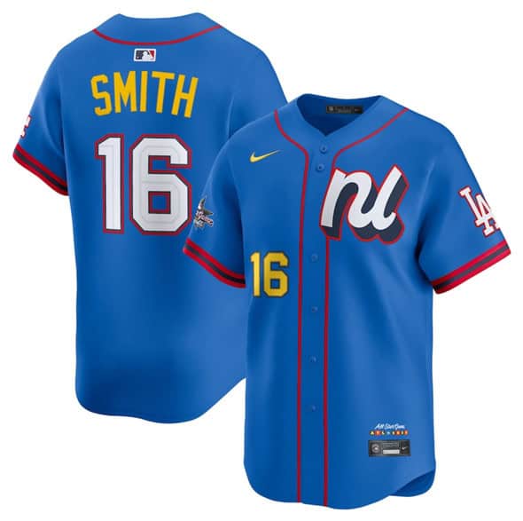 National League #16 Will Smith Blue 2025 All-Star Edition Limited Stitched Jersey