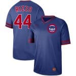 Chicago Cubs #44 Anthony Rizzo Royal Cooperstown Collection Legend Stitched Jersey