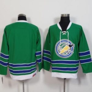 Oakland Seals Blank Green CCM Throwback Stitched Jersey