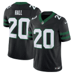 New York Jets #20 Breece Hall Black 2023 F.U.S.E. Vapor Limited Throwback Stitched Jersey