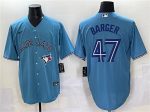 Toronto Blue Jays #47 Addison Barger Blue Cool Base Stitched Jersey