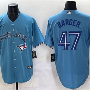 Toronto Blue Jays #47 Addison Barger Blue Cool Base Stitched Jersey