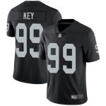 Raiders #99 Arden Key Black Vapor Untouchable Limited Stitched Jersey