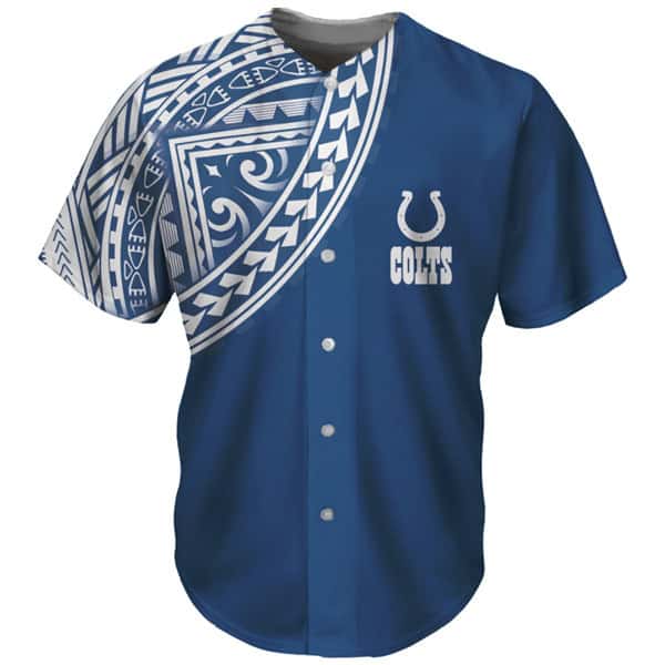 Indianapolis Colts Blue Baseball Jersey