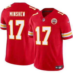 Kansas City Chiefs #17 Gardner Minshew Red 2025 F.U.S.E. Vapor Untouchable Limited Football Stitched Jersey