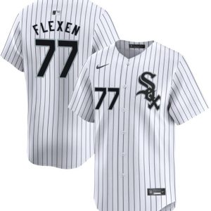 Chicago White Sox #77 Chris Flexen White Home Limited Stitched Jersey