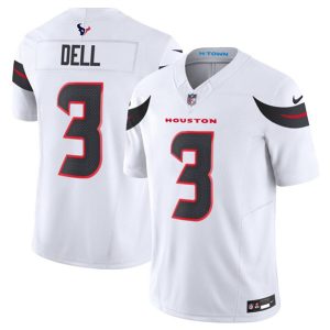 Houston Texans #3 Tank Dell White 2024 Vapor F.U.S.E. Limited Stitched Jersey