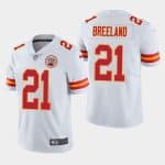 Kansas City Chiefs #21 Bashaud Breeland White Vapor Untouchable Limited Stitched Jersey