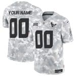 Houston Texans Custom Arctic Camo 2024 F.U.S.E. Salute To Service Limited Stitched Jersey