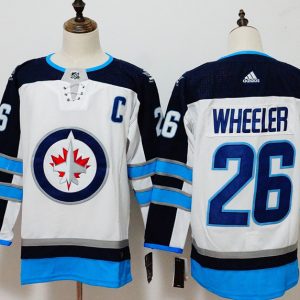 Winnipeg Jets #26 Blake Wheeler White Stitched Adidas Jersey
