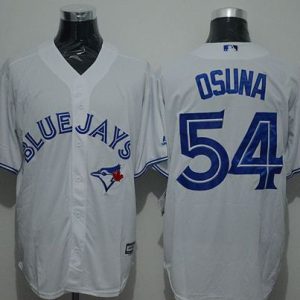 Blue Jays #54 Roberto Osuna White New Cool Base Stitched Jersey