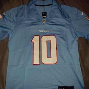 Houston Texans Custom Blue Limited Stitched Jersey