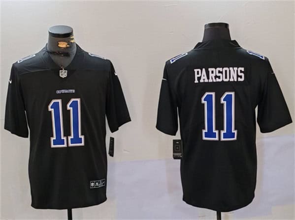 Dallas Cowboys #11 Micah Parsons Black Throwback Vapor Untouchable Limited Stitched Jersey