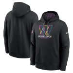 Washington Commanders Black 2024 Crucial Catch Club Pullover Hoodie