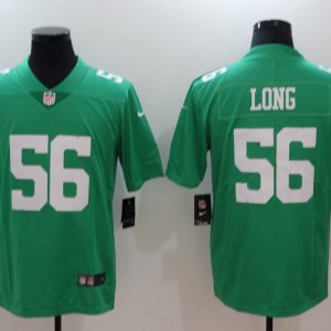 Philadelphia Eagles #56 Chris Long Green Throwback Vapor Untouchable Limited Stitched Jersey