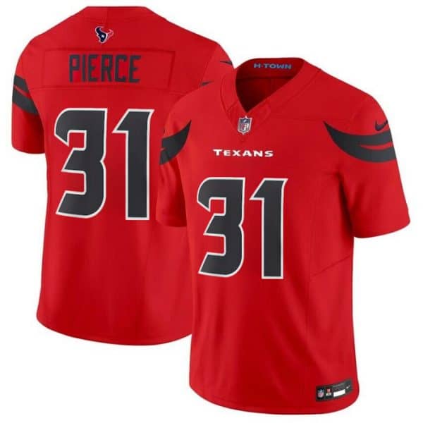 Houston Texans #31 Dameon Pierce Red 2024 Alternate F.U.S.E Vapor Stitched Jersey