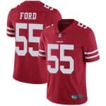 San Francisco 49ers #55 Dee Ford Red Vapor Untouchable Limited Stitched Jersey