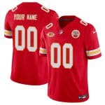 Kansas City Chiefs Custom Red 2023 F.U.S.E. With "NKH" Patch Vapor Untouchable Limited Stitched Jersey