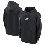 Philadelphia Eagles Black Performance Pullover Hoodie