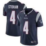 New England Patriots #4 Jarrett Stidham Navy Vapor Untouchable Limited Stitched Jersey