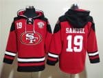 San Francisco 49ers #19 Deebo Samuel Red Ageless Must-Have Lace-Up Pullover Hoodie