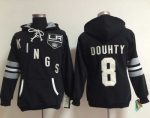 Los Angeles Kings #8 Drew Doughty Black Old Time Heidi Hoodie