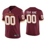 Washington Football Team Customized Burgundy Red Vapor Untouchable Limited Stitched Jersey
